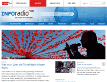 Tablet Screenshot of inforadio.de